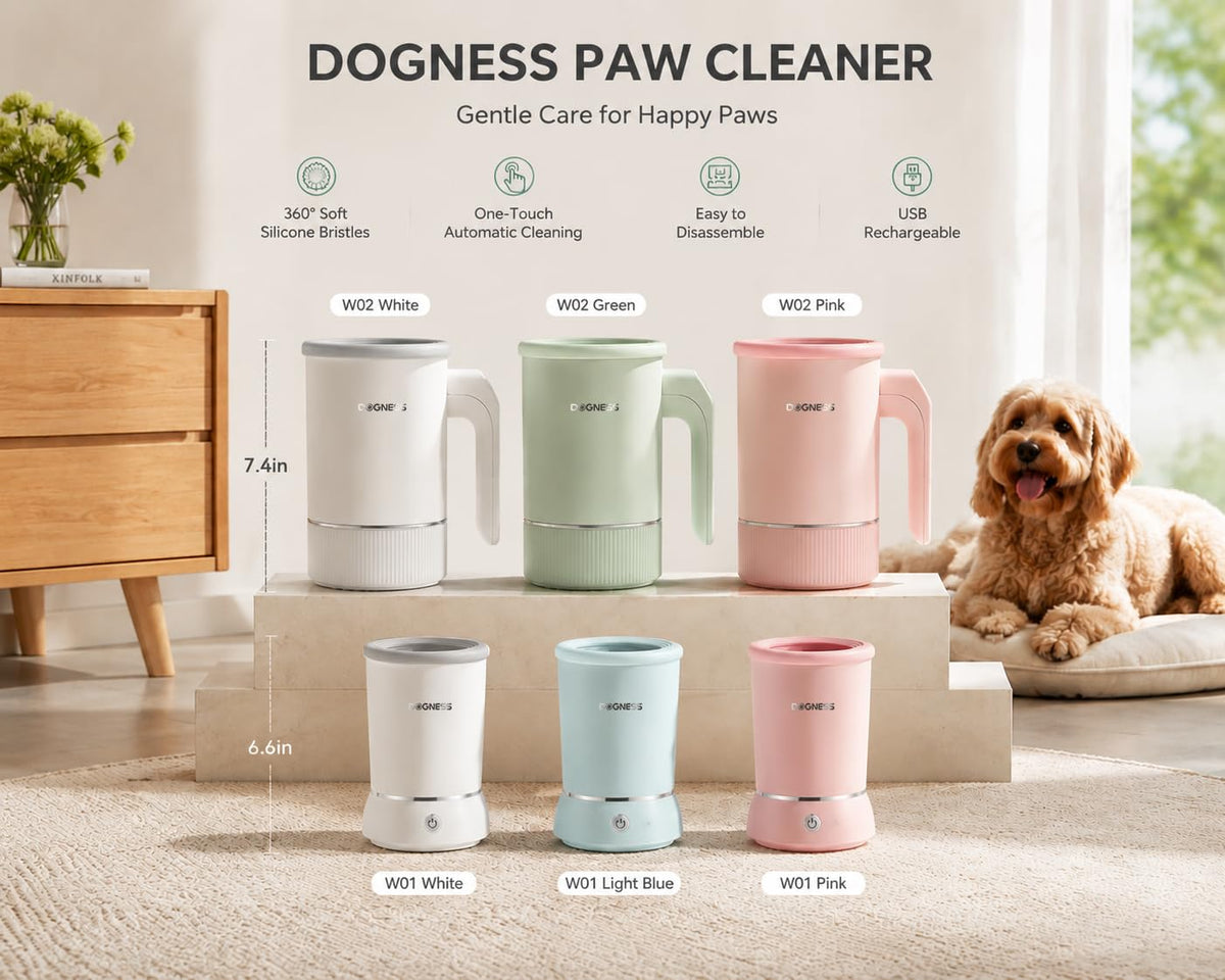 Automatic Dog Paw Cleaner Cup Paw Washer for Small & Medium Dogs