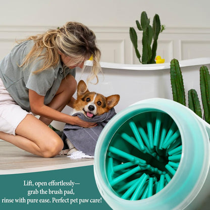 Dog Paw Cleaner for Dogs,Dog Paw Washer Cat Foot Washer Feet Cleaner Medium