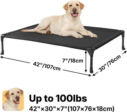 Outdoor Elevated Dog Bed Large Sized Dogs, Cooling Raised Dog Cots