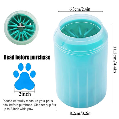 Dog Paw Cleaner for Dogs,Dog Paw Washer Cat Foot Washer Feet Cleaner Medium