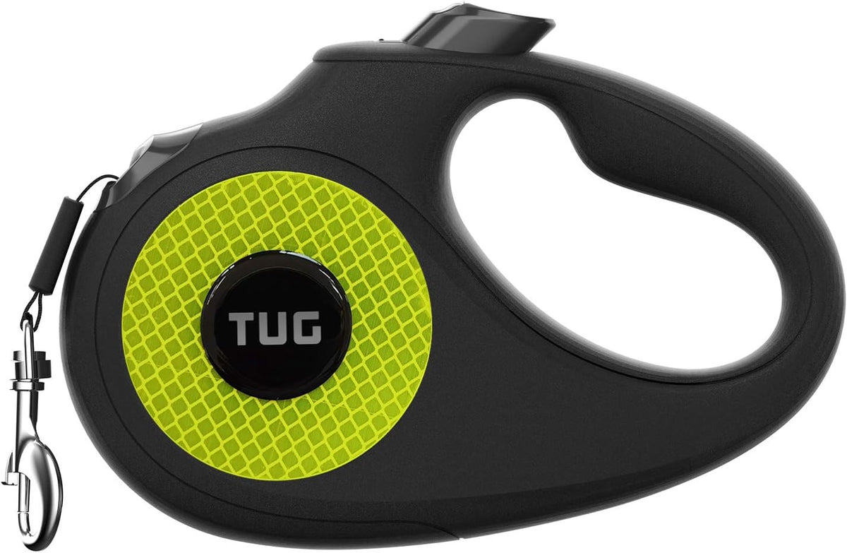 Tiny 360° Tangle-Free Reflective Retractable Dog Leash | Cat Leash | 10 Ft Strong Nylon Tape (Tiny)